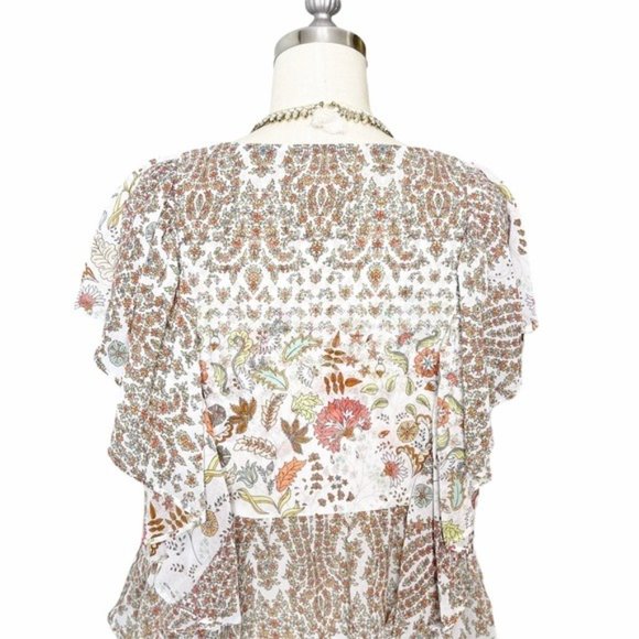 Matilda Jane Top Rustic Floral Boho Fly By Blouse XS - Picture 7 of 9